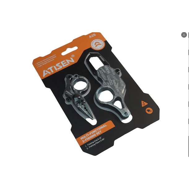 Set de Mini Alicate Multifuncional y Pinza Sujetadora De Pesca 1