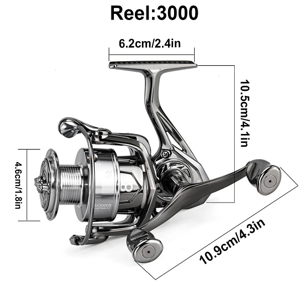 Carrete de Pesca RX 3
