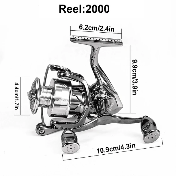 Carrete de Pesca RX 4