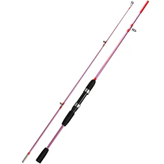 CAÑA DE SPINNING ROSADA 1,8 M - 2 TRAMOS - 80-150 G