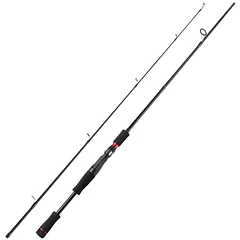 CAÑA DE SPINNING ROJA 1,8 M - 2 TRAMOS - 7-28 G