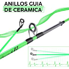 CAÑA DE SPINNING ROSADA 2,1 M - 2 TRAMOS - 80-150 G 4