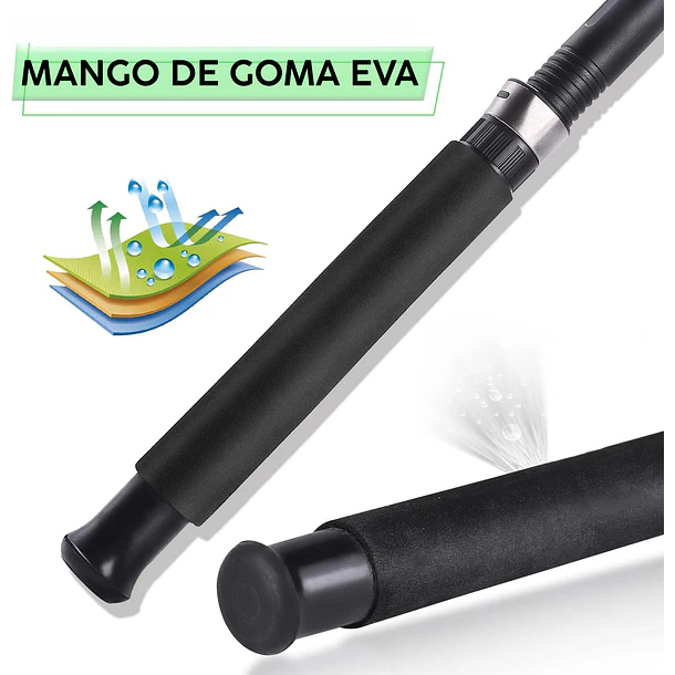 CAÑA DE SPINNING ROSADA 2,1 M - 2 TRAMOS - 80-150 G 2