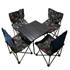 MESA Y SILLA PLEGABLE PARA CAMPING  1