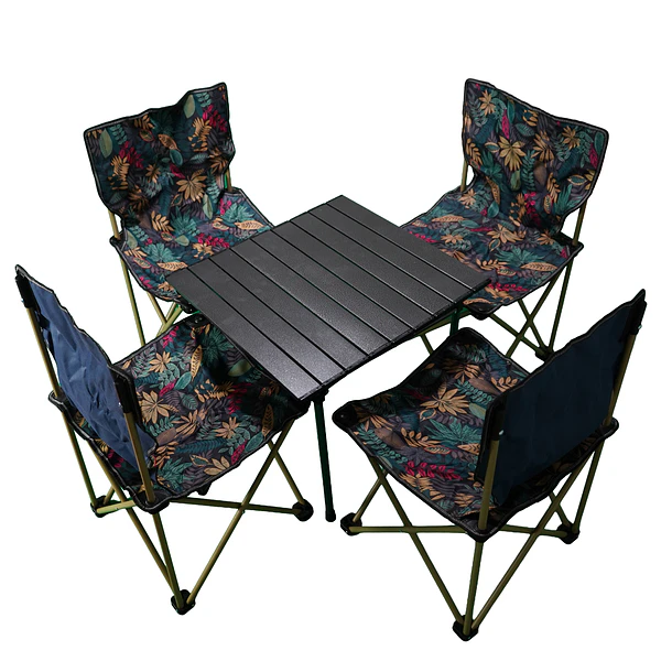 MESA Y SILLA PLEGABLE PARA CAMPING  1