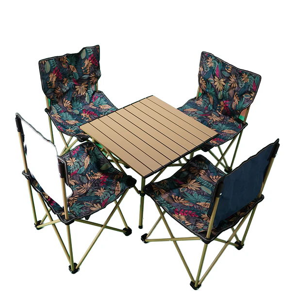 MESA Y SILLA PLEGABLE PARA CAMPING  2