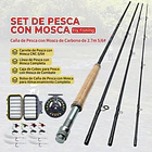Set Caña De Mosca 4