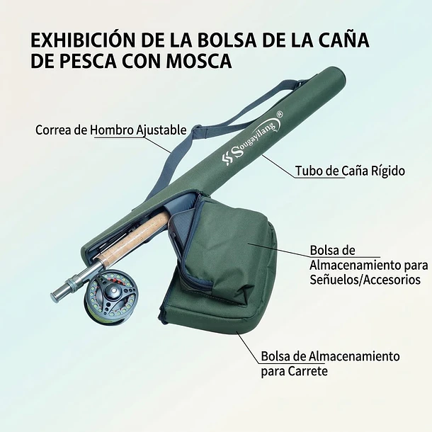 Set Caña De Mosca 6