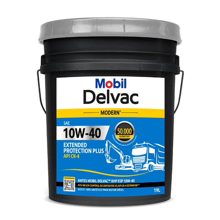 MOBIL DELVAC MODERN 10W-40 EXT PROT PL, 19L 1