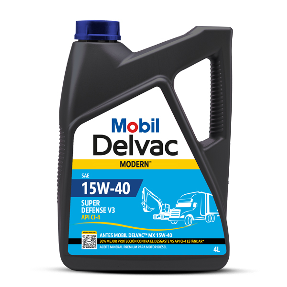 ACEITE 15W40 DELVAC MX MOBIL 4LTS 1