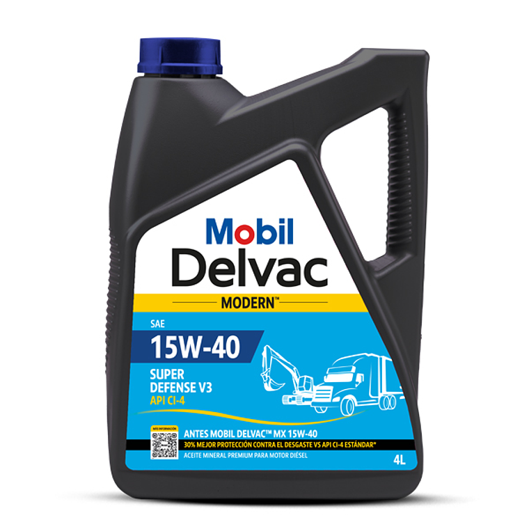 ACEITE 15W40 DELVAC MX MOBIL 4LTS 1
