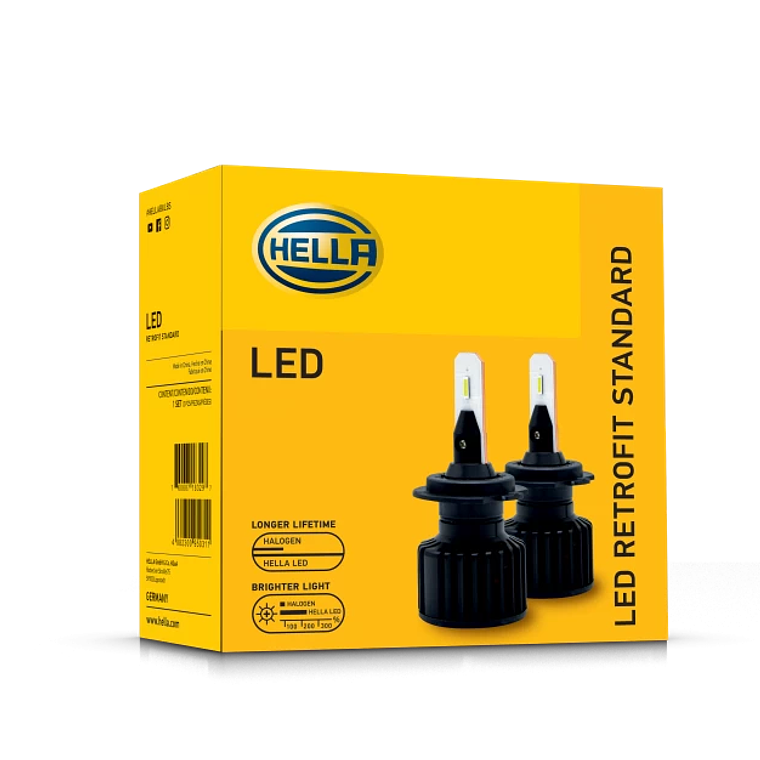 AMPOLLETA H7 LED HELLA 12 VOLT PAR 1