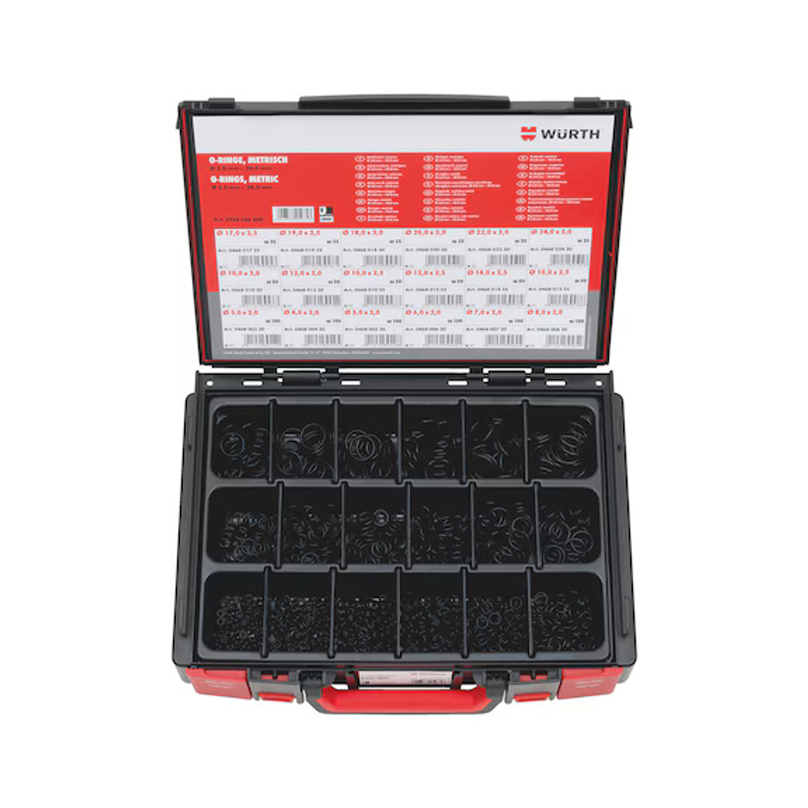 CAJA ORING PULGADAS WURTH 1050 PZ 1