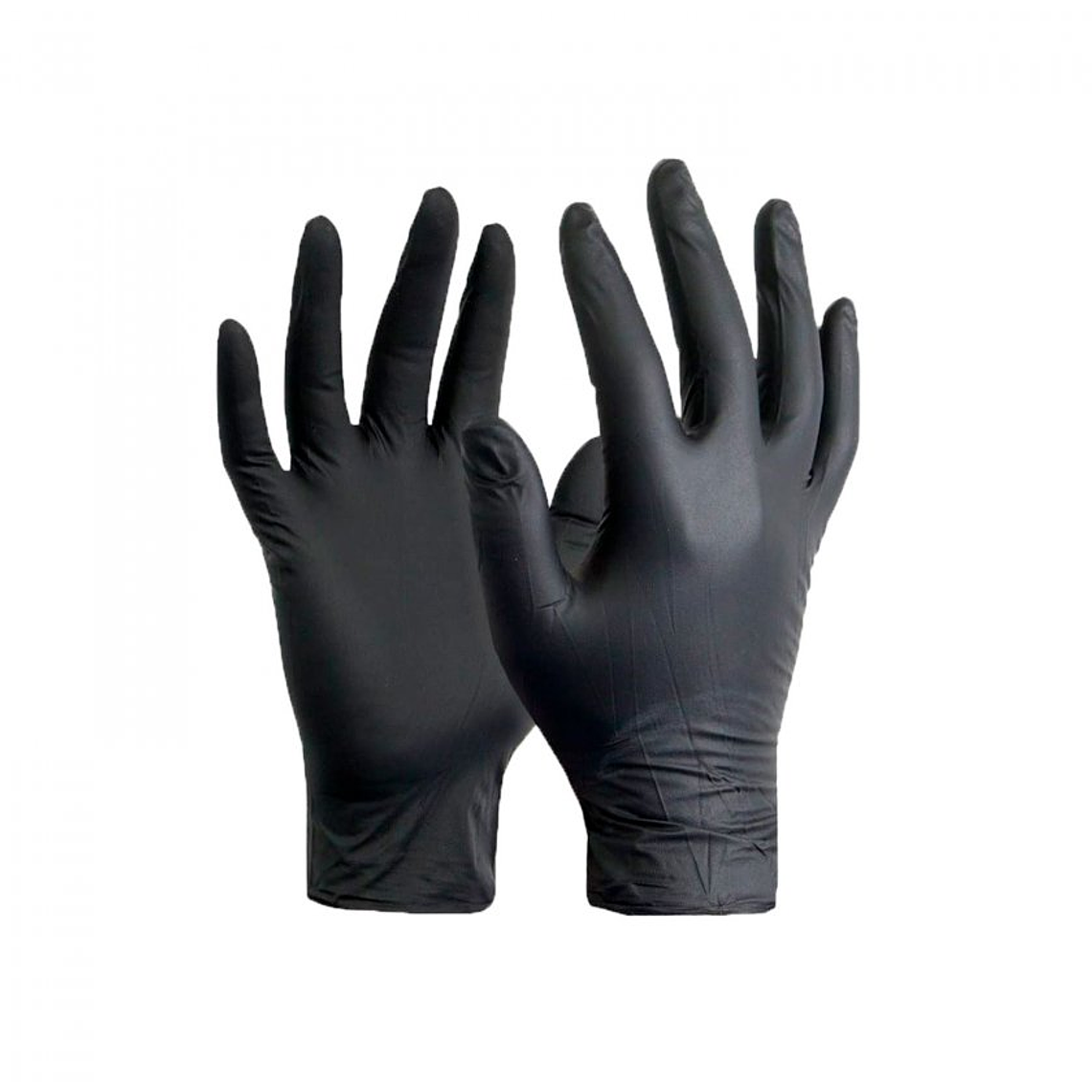 GUANTE DESECHABLE NITRILO NEGRO x100 1