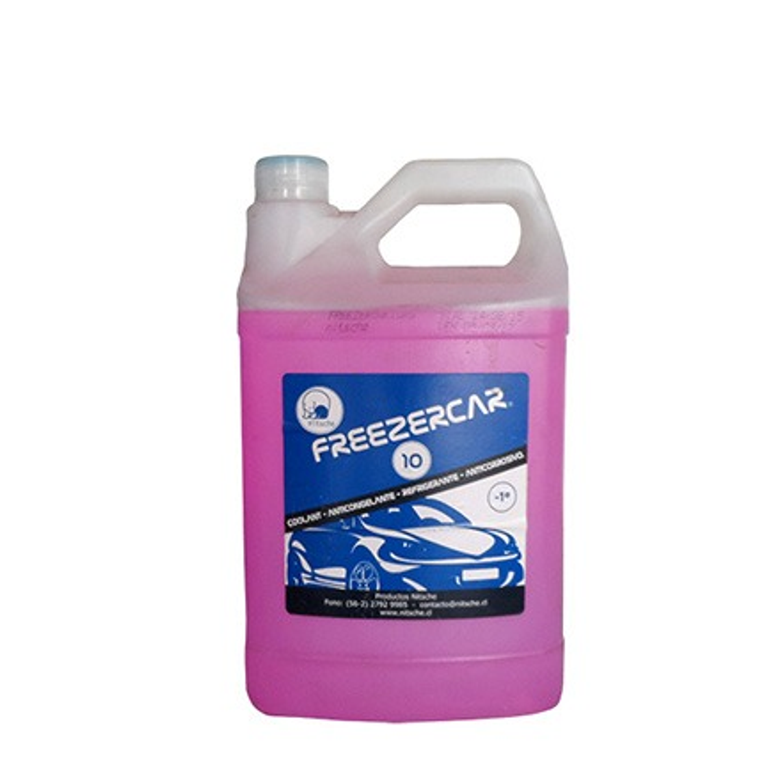 COOLANT 50/50 ROSADO FREEZERCAR 4 LTS 1
