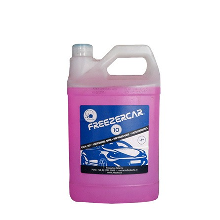 COOLANT 50/50 ROSADO FREEZERCAR 4 LTS 1