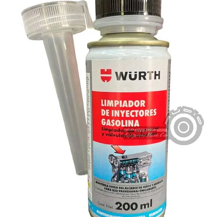 LIMPIADOR DE INYECTORES GASOLINA WURTH 200ML 1