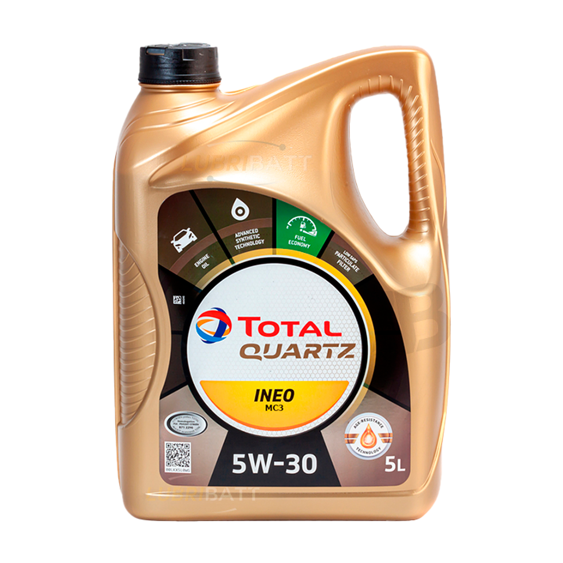 ACEITE 5W30 INEO MC3 TOTAL QUARTZ 5 LTS 1