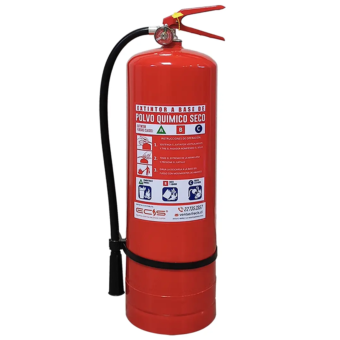 EXTINTOR POLVO QUIMICO SECO ABC 10KG 1