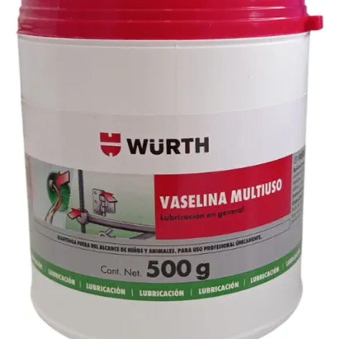 VASELINA MULTIUSO 500G WURTH 1