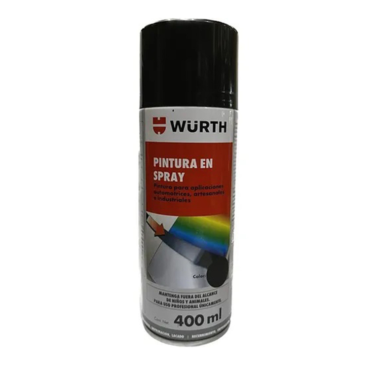 PINTURA SPRAY NEGRA WURTH 1