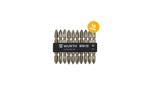 SET PUNTAS PH2 64MM 10 PZAS WURTH