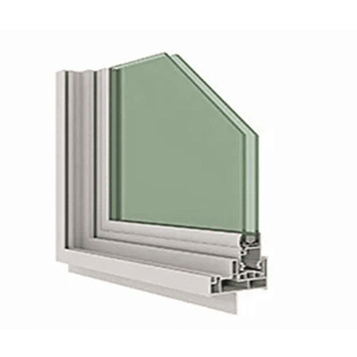 Ventana Corredera PVC Termopanel 100X100cm 2