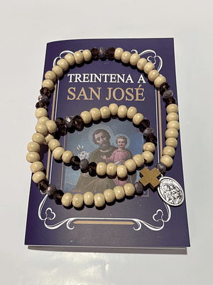 Kit: Libro Treitena a San José + Rosario