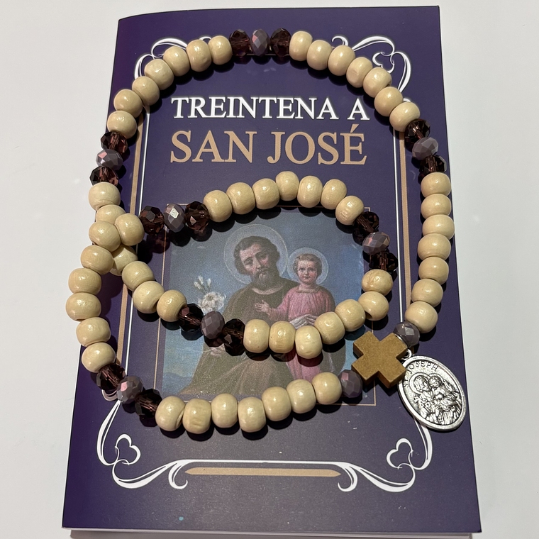 Kit: Libro Treitena a San José + Rosario 1