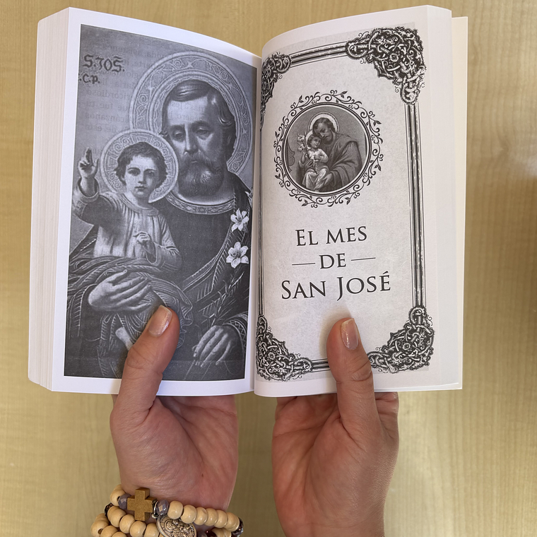 Kit: Libro San José el Humilde Carpintero de Nazareth + Rosario 2
