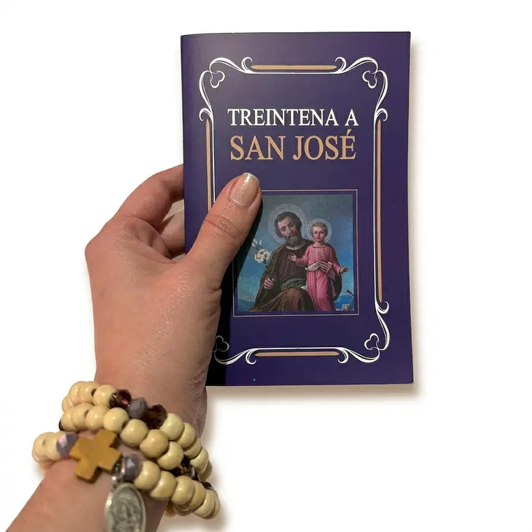 Kit: Libro Treitena a San José + Rosario de San José 2