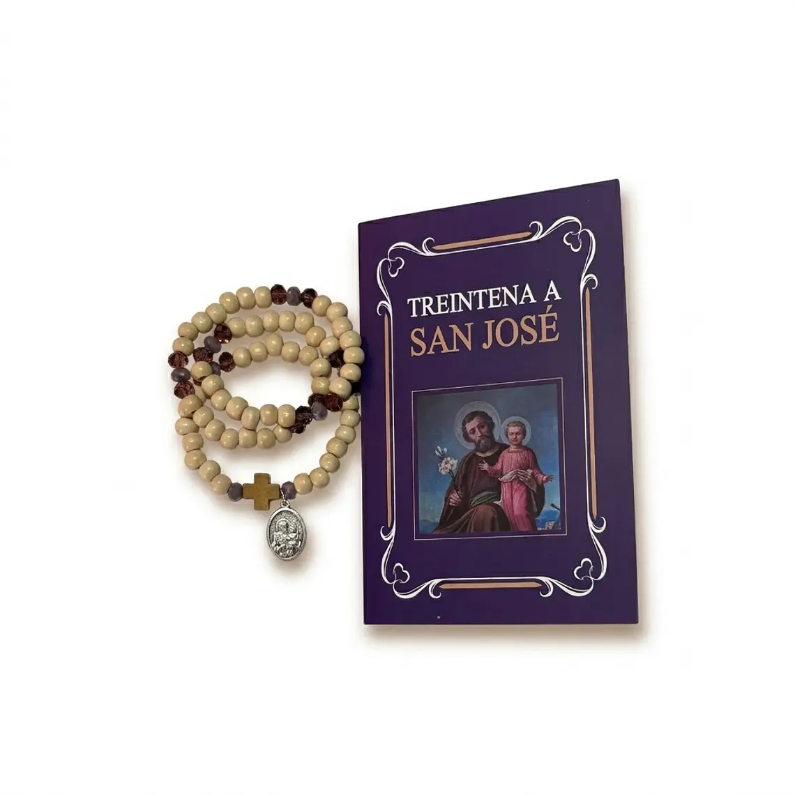 Kit: Libro Treitena a San José + Rosario de San José 1