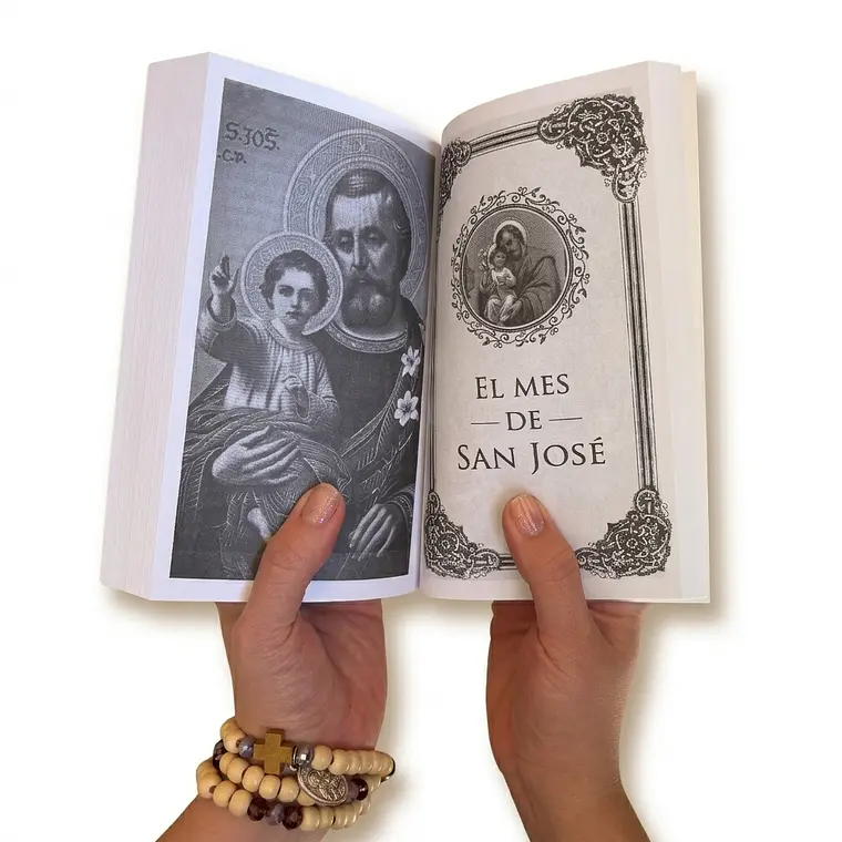 Kit: Libro San José el Humilde Carpintero de Nazareth + Rosario 2