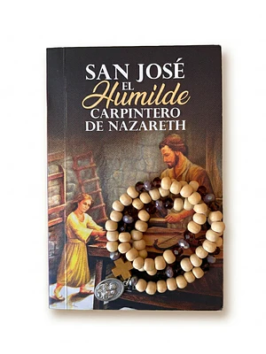 Kit: Libro San José el Humilde Carpintero de Nazareth + Rosario