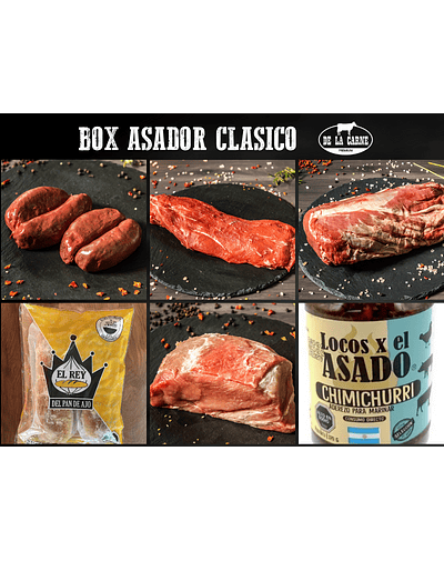 Box Asador clásico - 8 personas