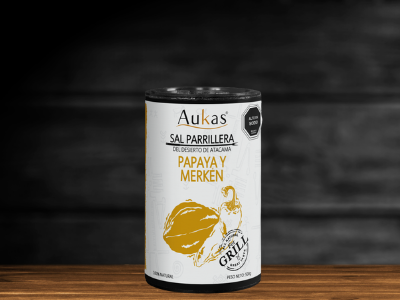 Sal | Parrillera | Papaya y Merkén | Aukas | Tubo