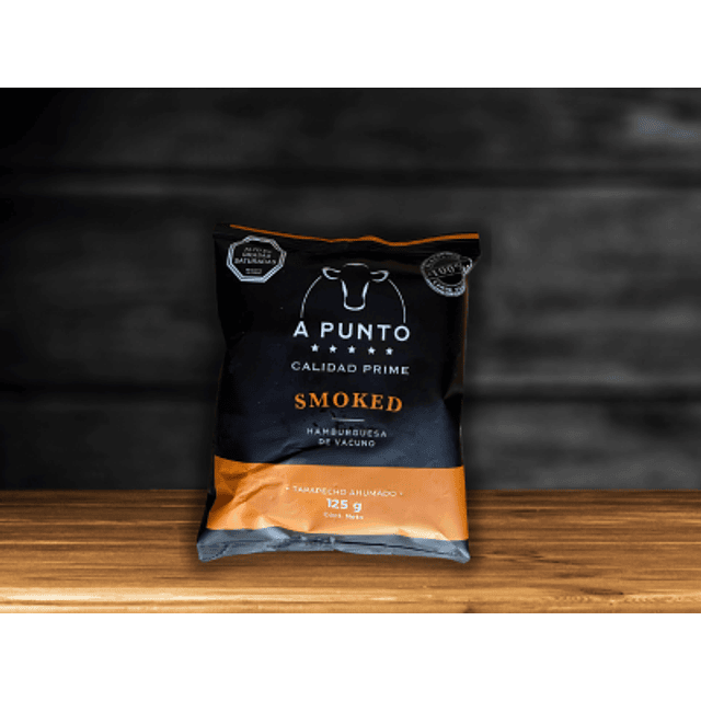 Hamburguesa A Punto Smoked, 125 g
