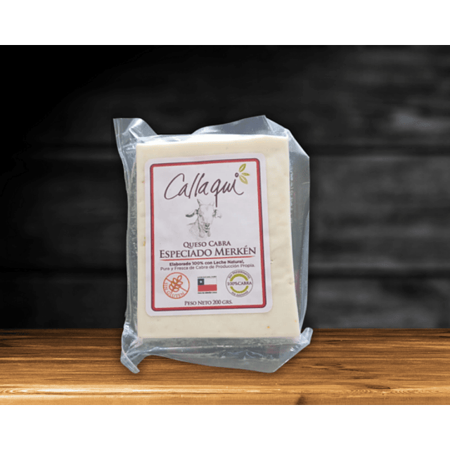 CALLAQUI QUESO DE CABRA ESPECIADO MERKÉN