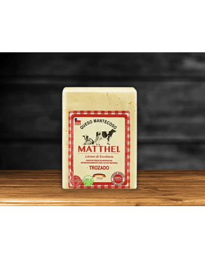 Queso Mantecoso Trozo 250 gr | MATTHEI 