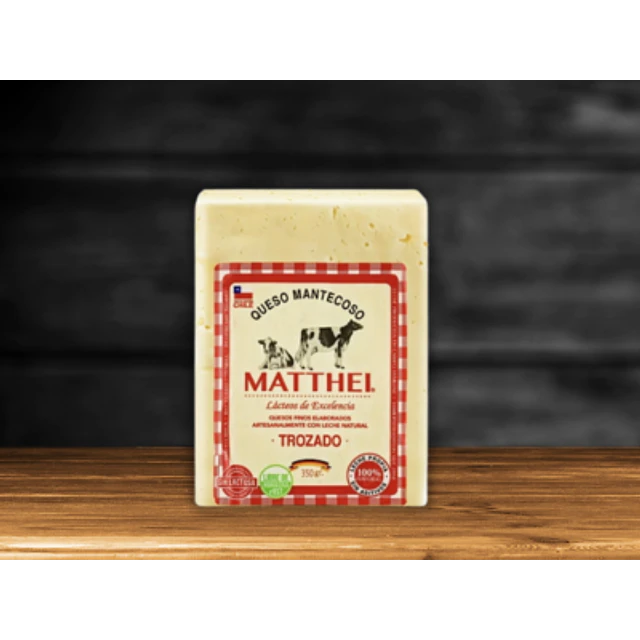Queso Mantecoso Trozo 250 gr | MATTHEI 