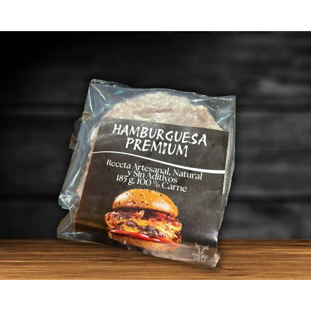 Hamburguesa Premium Meat Deli 185grs
