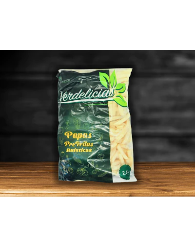 Papas Rústicas pre fritas 2,5 kg