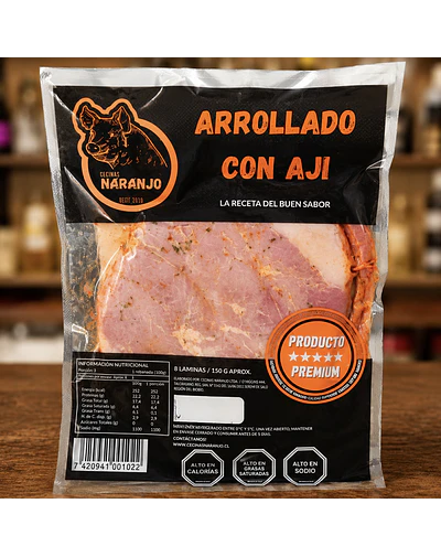 Arrollado con Aji 100 gr
