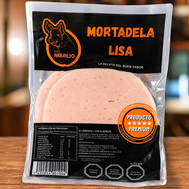 Mortadela Lisa 100 gr