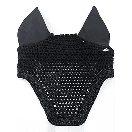 Black Rhinestone Ribbon Sparkle Bonnet