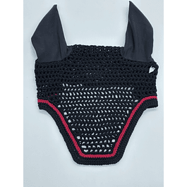 Black Bonnet Red Trim