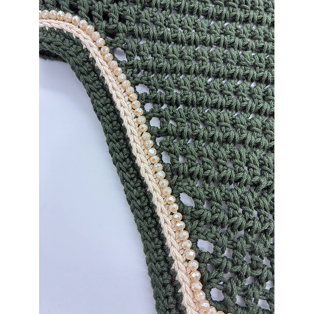 Green Square Tan Crystals