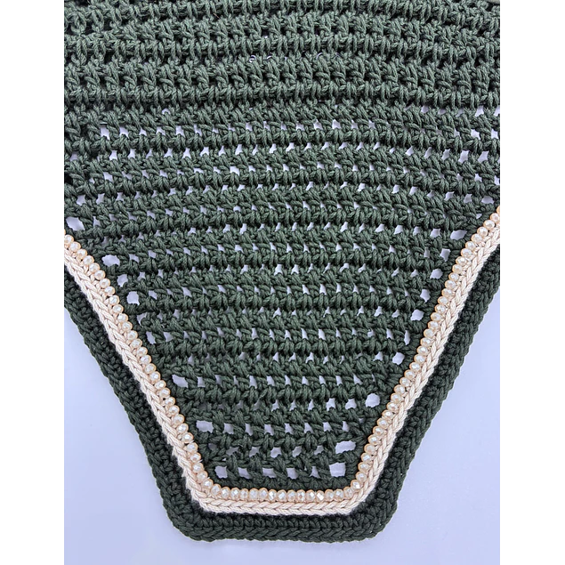 Green Square Tan Crystals