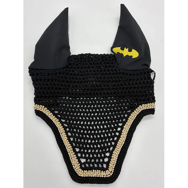 Batman Bonnet Gold Trim