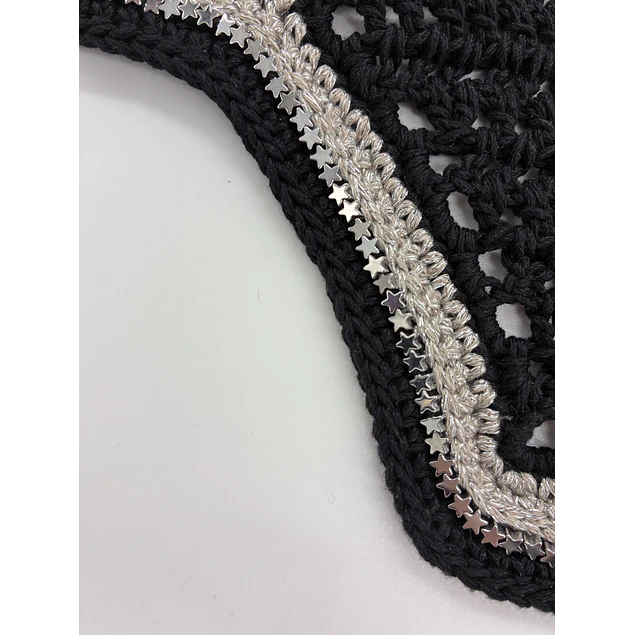 Soundproof Pony Bonnet Silver Stars